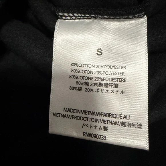 Essentials Black Hoodie Sweatshirt - Picture 7 of 7